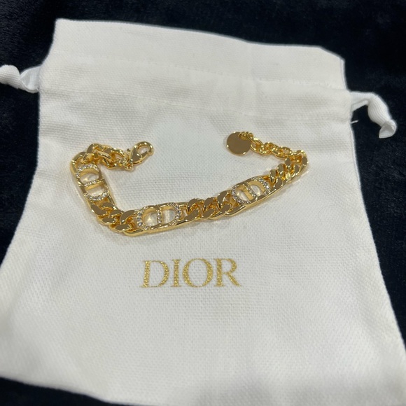 DIOR.. CD logo chain bracelet - Picture 4 of 9